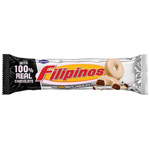 Filipinos Fehércsokoládés karika 120g