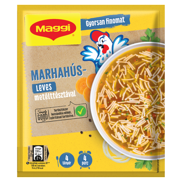MAGGI Marhahúsleves metélttésztával 58g