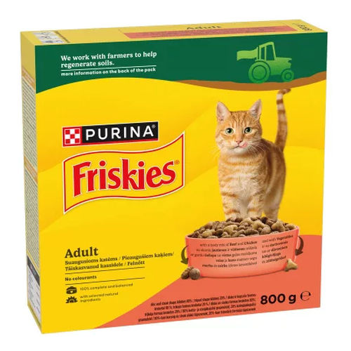 Friskies Marha&Csirke száraz macska 800g