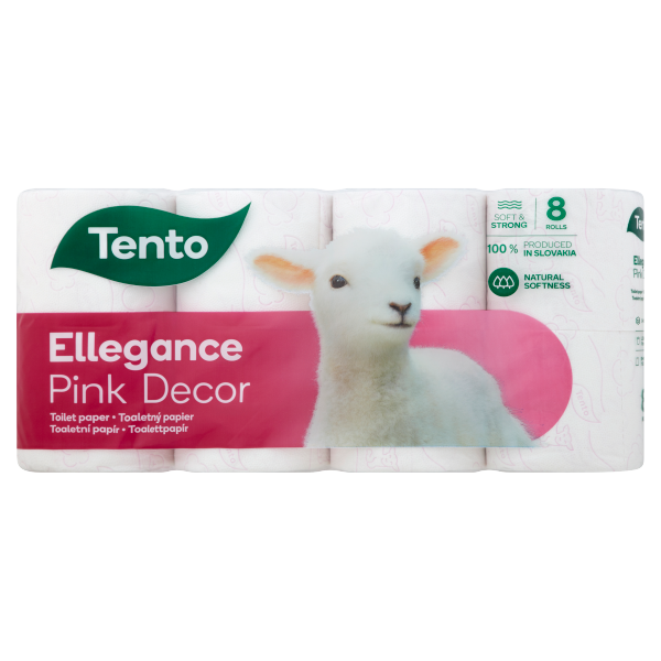 Tento TP 3rét.8tek. Pink Decor 150lap