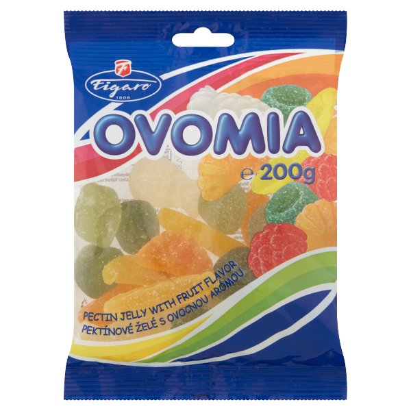 Ovomia gyümölcs ízű zselé cukorka 200g