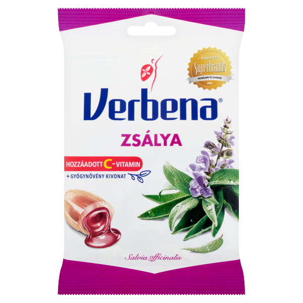 Verbena töltött cukorka Zsálya 60g /20/