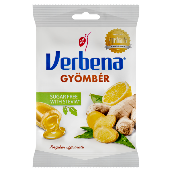 Verbena sugarfree Gyömbér cukor 60g /20/