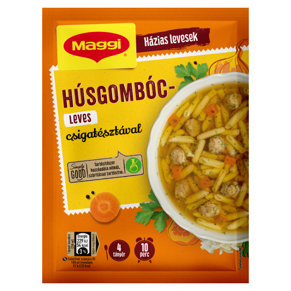 MAGGI HÚSGOMBÓCLEVES CSIGATÉSZTÁVAL 62G