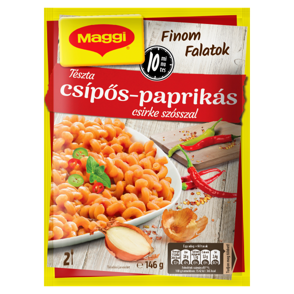 MAGGI PárPerc Tészta csípős-paprikás csirke 146g