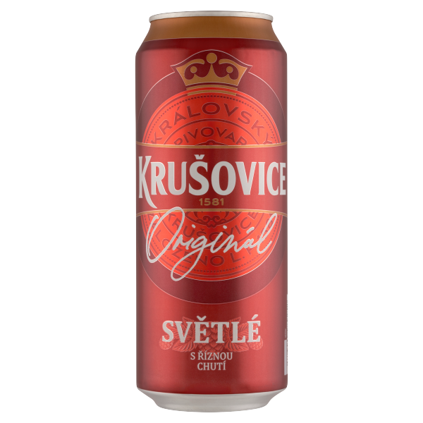 Krusovice Svetle 0.5 L dobozos DRS
