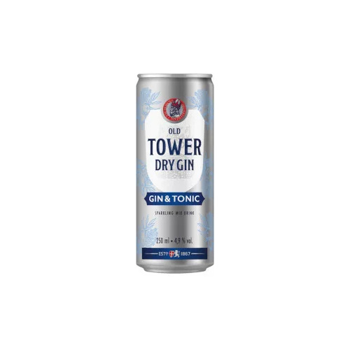 Old Tower Dry Gin & Tonic 0.25