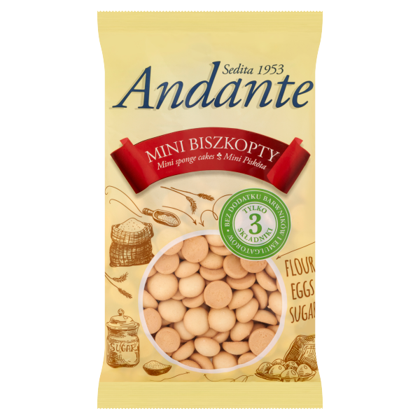Andante Mini piskóta 120g