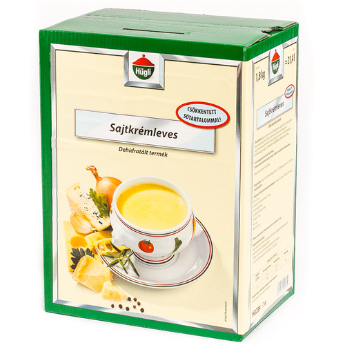 Hügli sajtkrémleves fszk.1.8kg csökk.só