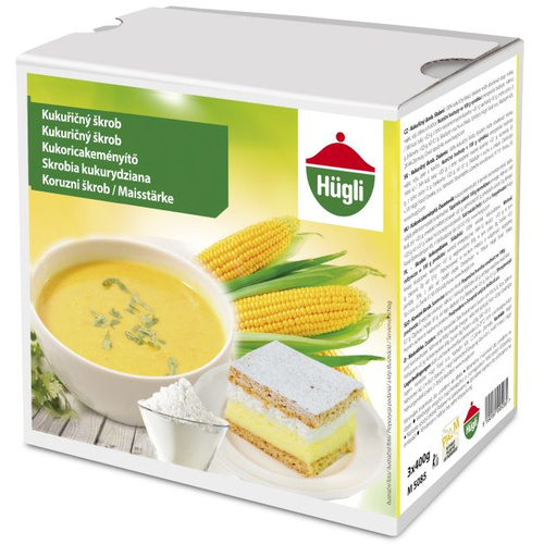 Hügli Kukoricakeményítő 3*400 g