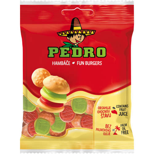 Pedro Gumicukor Fun Burgers 80g /20/