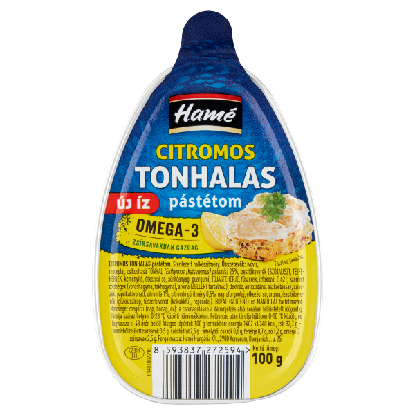 Hamé citromos tonhalas pástétom 100g