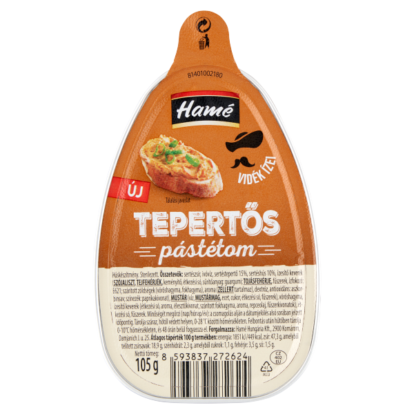 HAMÉ pástétom tepertős 105g /16/