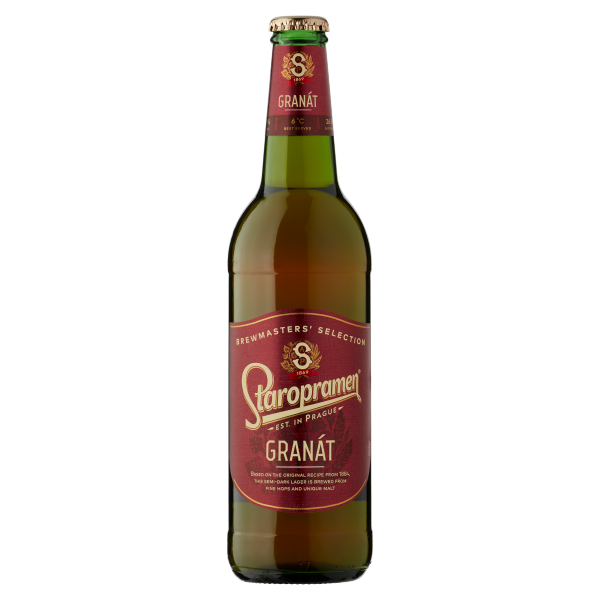 Staropramen Granat 0.5 L palackos