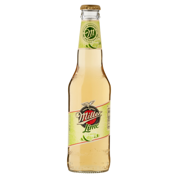 Miller Genuine Draft Lime 0.33 L palackos DRS