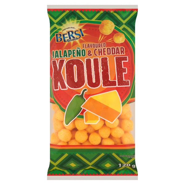 Bersi Snack jalapeno-cheddar golyók 120g