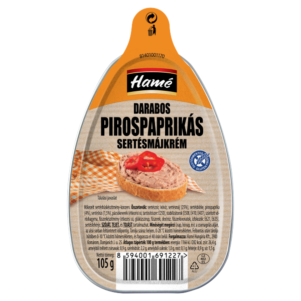 HAME MÁJKRÉM DAR.PIR.PAPRIKÁVAL 105G