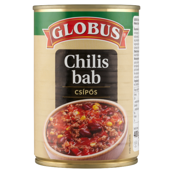 GLOBUS Chilis bab csípős 400g