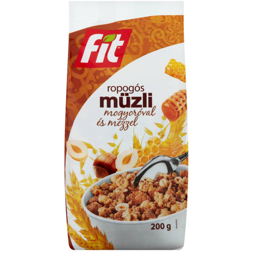 FIT reggeli ropogós müzli 200g földimogyoróval és mézzel /14/