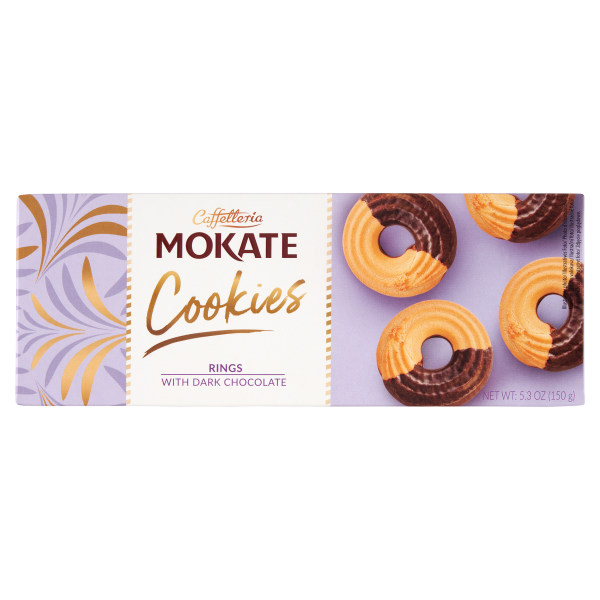 Mokate KEKSZ karika csokival 150g