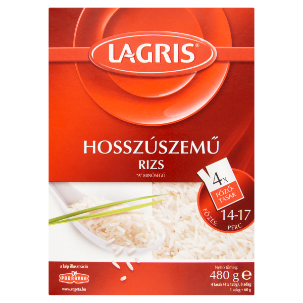 Lagris Előg Főztas Rizs 480 g