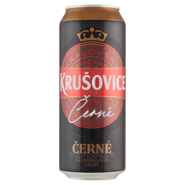 Krusovice Cerne 0.5 L dobozos DRS