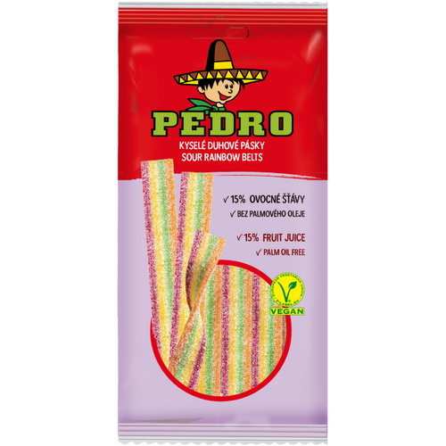 Pedro Rainbow belts gumicukor 80g