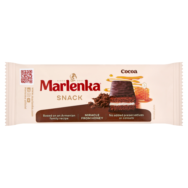 Marlenka mézes kakaós snack 50g