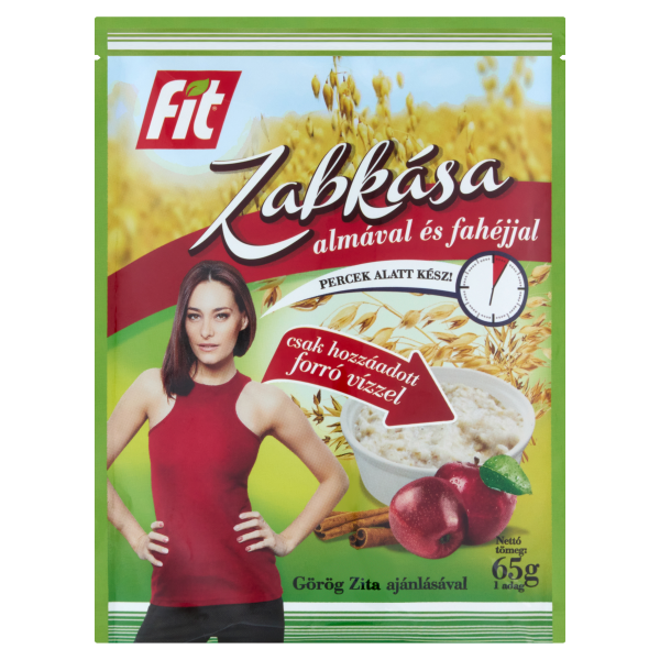 Fit reggeli zabkása almával és fahéjjal 65g /20/