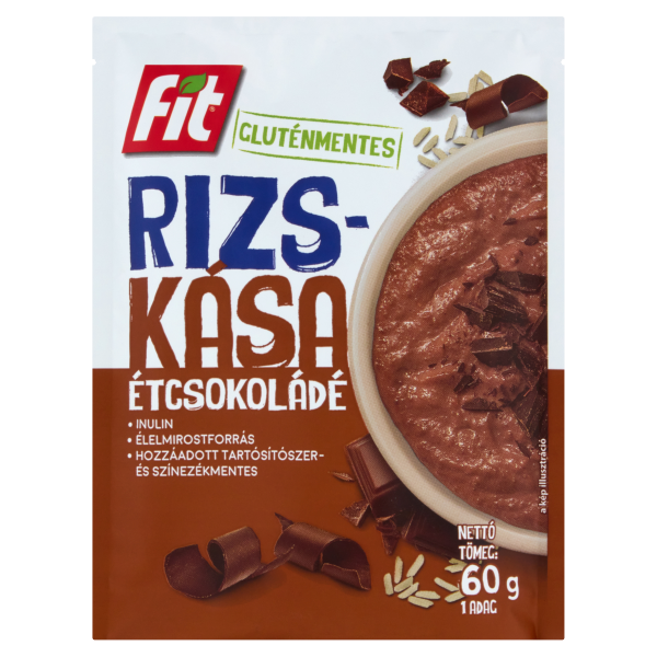 FIT reggeli Rizskása étcsokoládéval 60g /20/