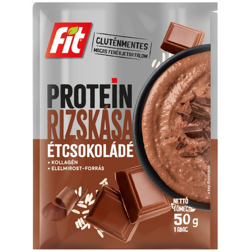FIT PROTEIN RIZSKÁSA Étcsok,kollgén 50g