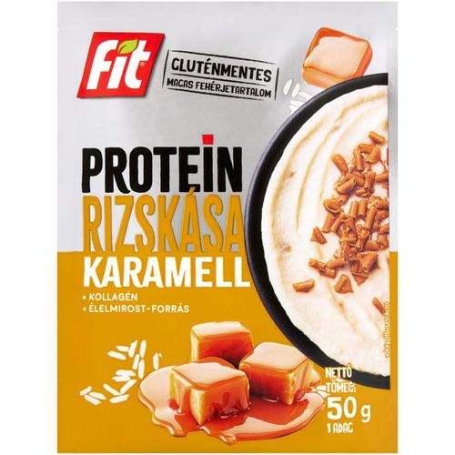 FIT PROTEIN RIZSKÁSA Karamellel 50g