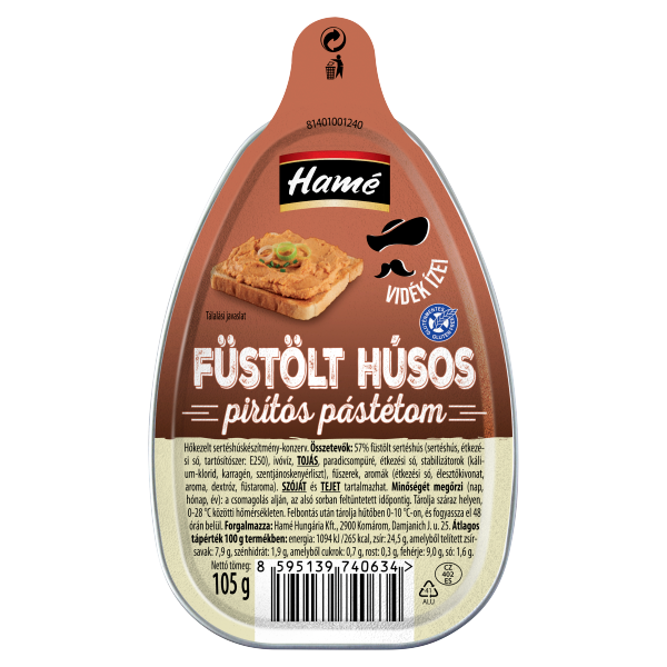 Hamé Füstült húsos pirítós pástétom 105g