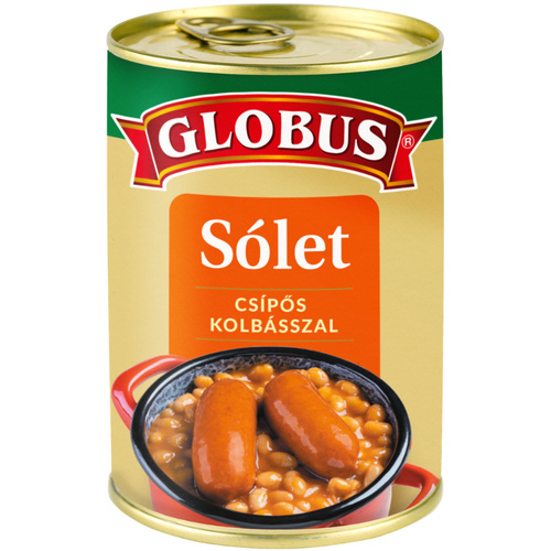 Globus Sólet csípős kolbásszal 400g /8/