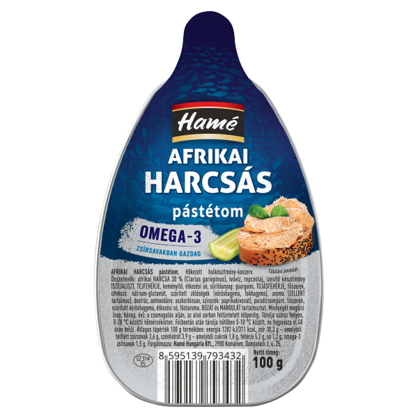 Hamé Afrikai harcsa pástétom 100g /16/
