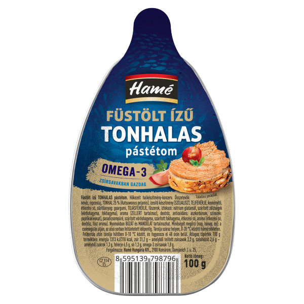 Hamé Füstölt Ízű Tonhalas Pástétom 100g /16/