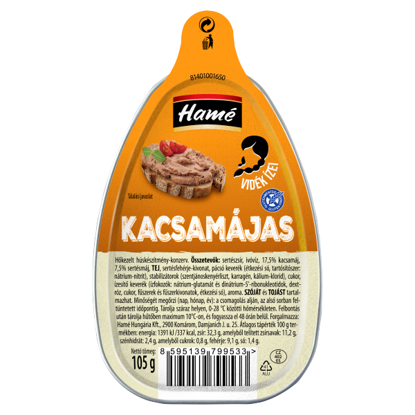 Hamé Kacsamájas 105g /16/
