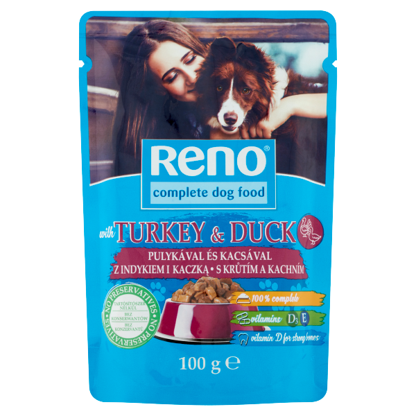 RENO POUCH KUTYAELED.PULYKA-KACSA 100G
