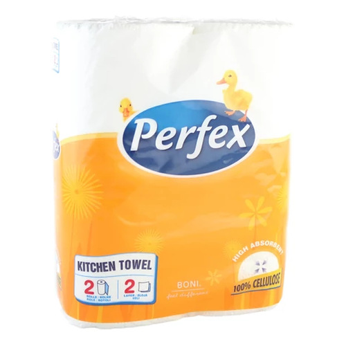 Kéztörlő Perfex Fehér-nar. 2tek/cs