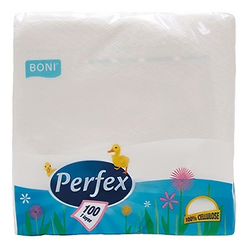 Perfex Szalvéta 1rét.33x33cm 100db