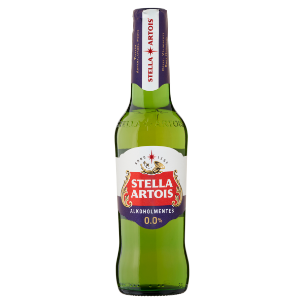 Stella Artois 0.0% 0.33 L palackos DRS