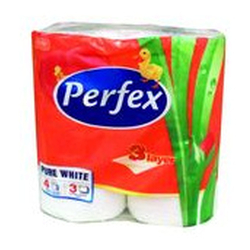 Perfex Toalettpapír 3rét. 4tek 90lap
