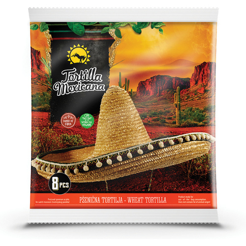 Tortilla Mexicana lágy tortilla 320g