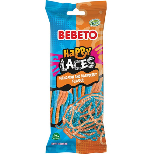 Bebeto HappyLaces raspberry-mandar75g