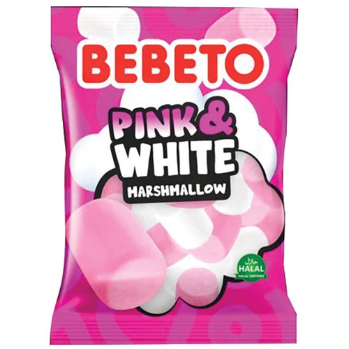 Bebeto pink&white marshmallow pillec60g