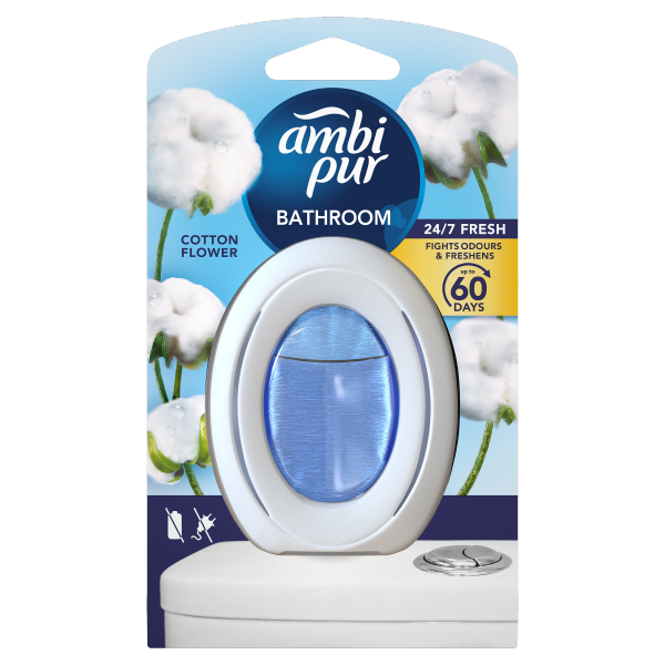AmbiPur Bathroom légfrissítő Cotton Flower 100g/7,5ml