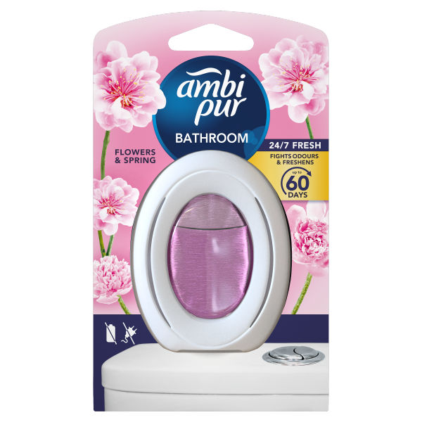 AmbiPur Bathroom légfrissítő Flowers&Spring 100g/7,5ml