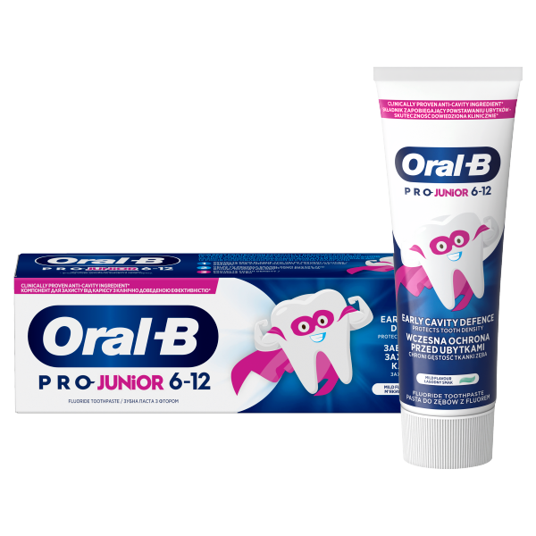 Oral-B fogkém 75ml Pro-Junior E.Cavity k