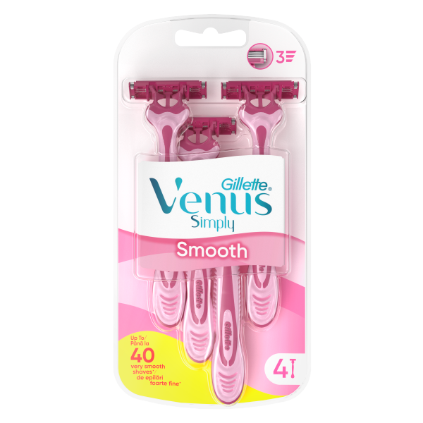 Gillette Venus3 eldobh.női borotva 4db