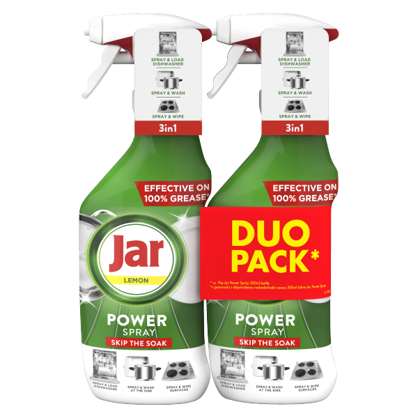 Jar Power Spray Duo 2x500ml Lemon